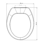 Assento Sanitário Convencional com Fechamento Comum Oval em Polipropileno Branco Tupan