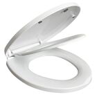 Assento Sanitário Convencional com Fechamento Suave Oval  Polipropileno  Branco Mebuki