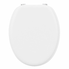 Assento Sanitário Convencional Madeira Moldada Branco POP Sensea