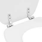 Assento Sanitário Convencional Madeira Moldada Branco POP Sensea