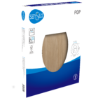 Assento Sanitário Convencional Madeira Moldada Carvalho Venner