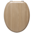 Assento Sanitário Convencional Madeira Moldada Carvalho Venner