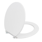 Assento Sanitário Convencional MDF Branco Fechamento Comum Sensea