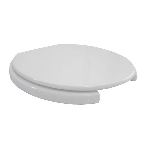 Assento Sanitário Convencional MDF Branco Fechamento Comum Sicmol