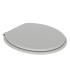 Assento Sanitário Convencional MDF Cinza Fechamento Comum Sensea