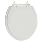 Assento Sanitario Convencional Oval Cinza Claro Para Vaso Deca