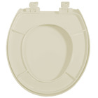 Assento Sanitário Universal  Oval Evolution Em Polipropileno Com Fechamento Convencional Biscuit Tupan