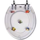 Assento Sanitário Convencional Peixe Cristal P/ Todas Louças