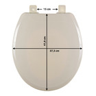 Assento Sanitário Convencional Plástico Biscuit Tupan