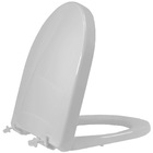 Assento Sanitário Calypso Em Polipropileno Com  Fechamento Convencional Cinza Platina Tupan