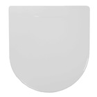 Assento Sanitário Calypso Em Polipropileno Com  Fechamento Convencional Cinza Platina Tupan