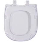 Assento Sanitário Etna Em Resina Termofixa Com O Fechamento Convencional Branco Tupan