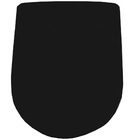 Assento Sanitário Luna Em Resina Termofixa Com Fechamento Convencional Preto Tupan