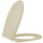 Assento Sanitário Village Em Resina Termofixa Com Fechamento Convencional Cor Creme Tupan