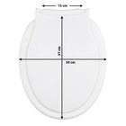 Assento Sanitário Convencional Poliéster Branco Astra