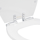 Assento Sanitário Ravena Poliéster Branco Fechamento Suave Policlass