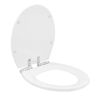 Assento Sanitário Ravena Poliéster Branco Fechamento Suave Policlass