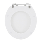 Assento Sanitário Convencional Poliéster Branco Fechamento Comum Sensea