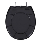 Assento Sanitário Convencional Polietileno Top Preto Sensea