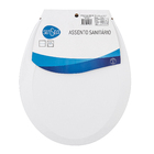 Assento Sanitário Convencional Polipropileno Premium  Fechamento Comum Branco Sensea