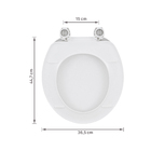 Assento Convencional Polipropileno Apolo Fechamento Comum Branco Sensea