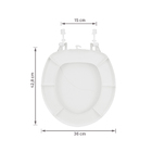 Assento Sanitário Convencional Polipropileno Branco Astra