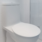 Assento Sanitário Convencional Polipropileno Branco com Fechamento Comum Astra