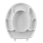 Assento Sanitário Convencional Polipropileno Branco com Fechamento Comum Astra