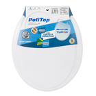 Assento Sanitário Convencional Polipropileno Branco Fechamento Comum Tupan