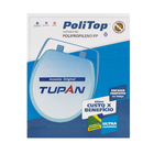 Assento Sanitário Convencional Polipropileno Cinza Fechamento Suave Tupan