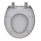 Assento Sanitário Convencional Polipropileno Cinza Fechamento Suave Tupan