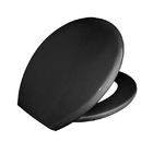 Assento Sanitário Convencional Polipropileno Preto Fechamento Comum Sicmol