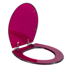 Assento Sanitário Convencional Resina Bordô Fechamento Comum Policlass