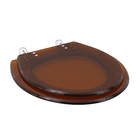Assento Sanitário Convencional Resina Bronze Fechamento Comum Policlass