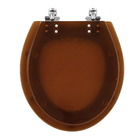 Assento Sanitário Convencional Resina Bronze Fechamento Comum Policlass