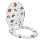 Assento Sanitário Convencional Resina Cristal Fechamento Comum Policlass