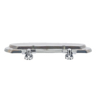 Assento Sanitário Convencional Resina Cristal Fechamento Comum Policlass