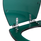 Assento Sanitário Convencional Resina Verde Fechamento Comum Policlass