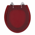 Assento Sanitário Convencional Resina Vermelho Fechamento Comum Policlass