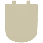 Assento Sanitário Vogue Plus Life Ou Flox Em Resina Termofixa Com Fechamento Convencional Creme Tupan