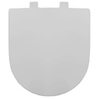 Assento Sanitário Riviera Smart Ou Nexo Em Resina Termofixa Com Fechamento Convencional Cinza Prata Tupan