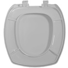 Assento Sanitário Thema Em Polipropileno Com Fechamento Convencional Cinza Platina Tupan