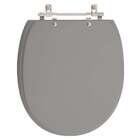 Assento Sanitario De Ville Cinza Vip Para Vaso Deca