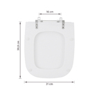 Assento Sanitário Debba Fechamento Comum Branco Sensea