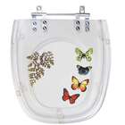 Assento Sanitário Decorada Thema Cristal Para Vaso Incepa