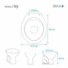 Assento Sanitário Decorado Borboleta Izy Preto Vaso Deca