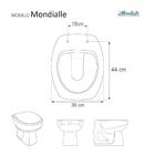 Assento Sanitario Decorado Borboleta Mondialle Para Vaso Mond