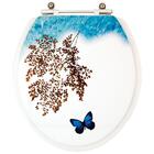 Assento Sanitário Decorado Borboleta Porto Luzarte Estrela