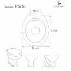 Assento Sanitário Decorado Borboleta Porto Luzarte Estrela