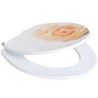 Assento Sanitario Decorado Flor Diamantina Para Vaso Icasa